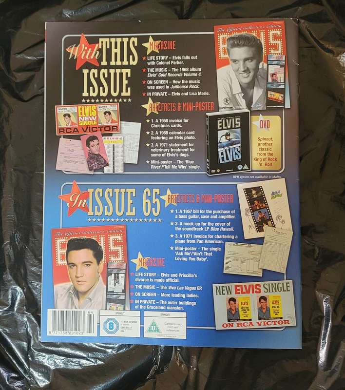 DEAGOSTINI THE OFFICIAL COLLECTOR'S EDITION ELVIS PRESLEY PART 64