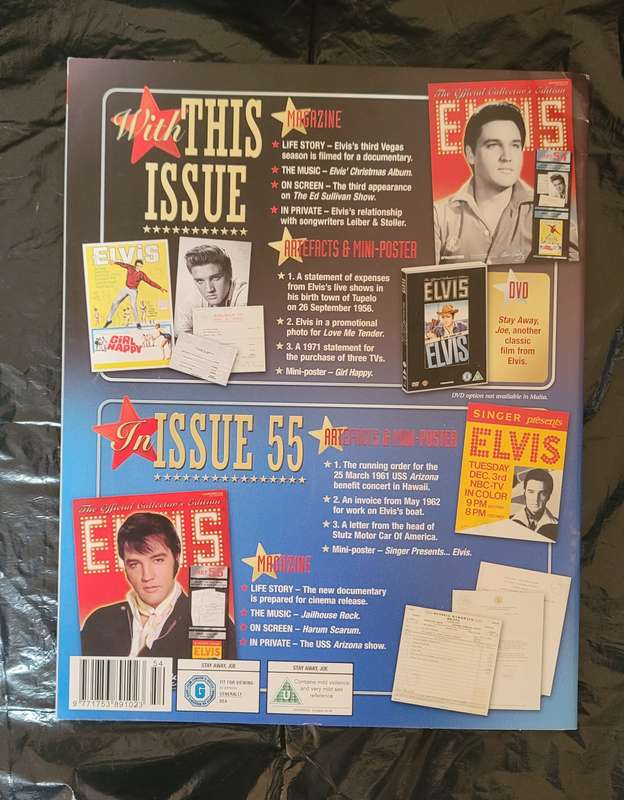 DEAGOSTINI THE OFFICIAL COLLECTOR'S EDITION ELVIS PRESLEY PART 54