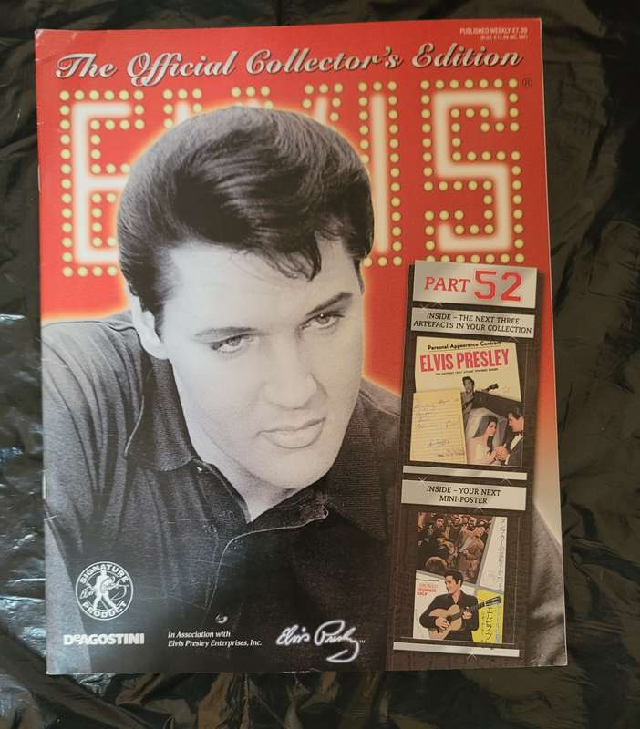 DEAGOSTINI THE OFFICIAL COLLECTOR'S EDITION ELVIS PRESLEY PART 52