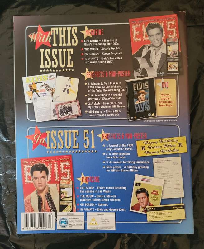 DEAGOSTINI THE OFFICIAL COLLECTOR'S EDITION ELVIS PRESLEY PART 50