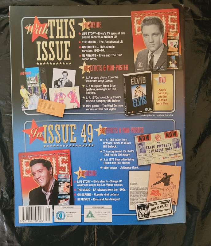 DEAGOSTINI THE OFFICIAL COLLECTOR'S EDITION ELVIS PRESLEY PART 48