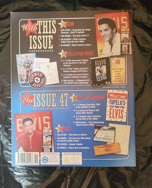 DEAGOSTINI THE OFFICIAL COLLECTOR'S EDITION ELVIS PRESLEY PART 46