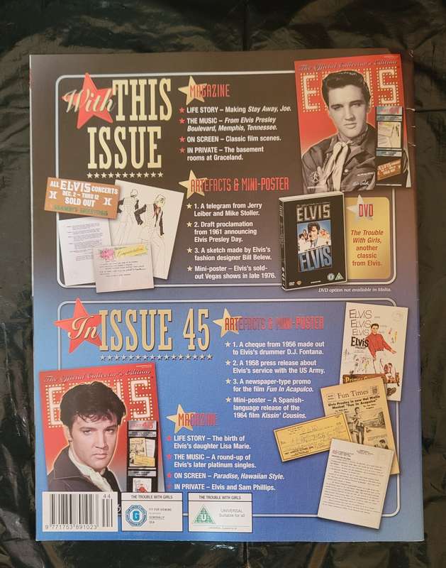 DEAGOSTINI THE OFFICIAL COLLECTOR'S EDITION ELVIS PRESLEY PART 44