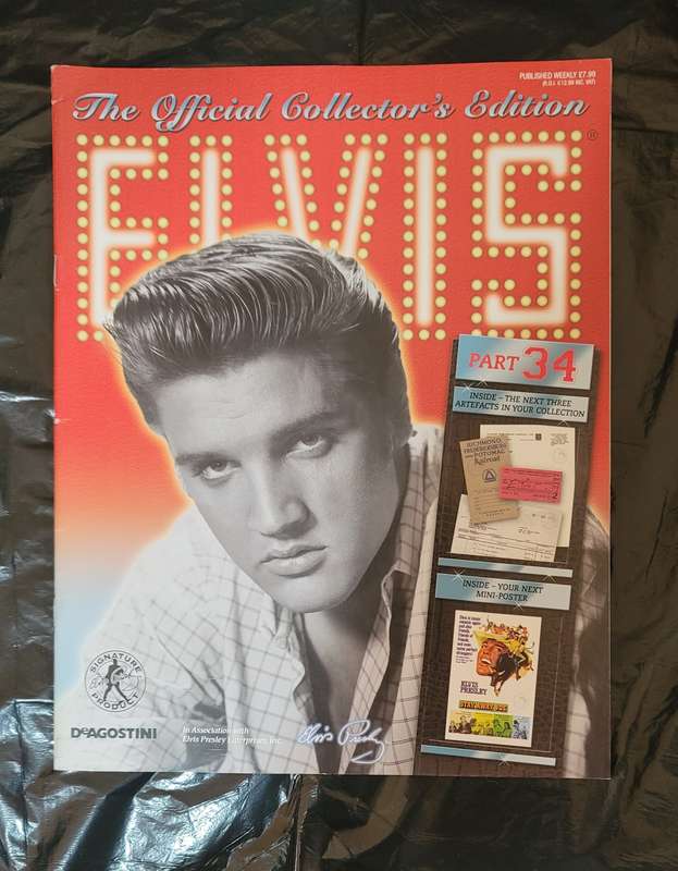 DEAGOSTINI THE OFFICIAL COLLECTOR'S EDITION ELVIS PRESLEY PART 34