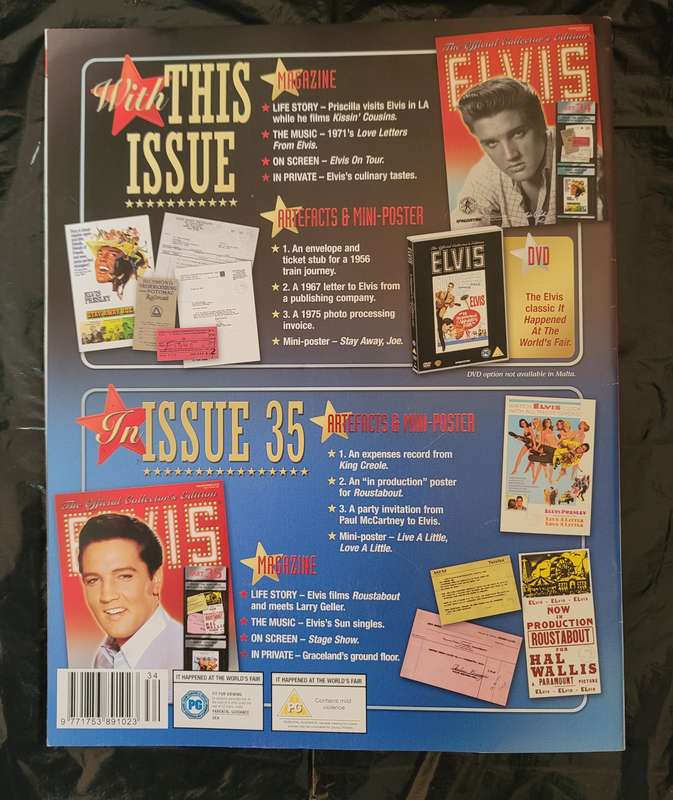 DEAGOSTINI THE OFFICIAL COLLECTOR'S EDITION ELVIS PRESLEY PART 34