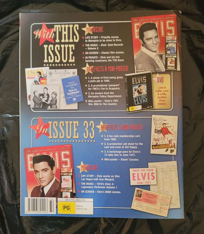 DEAGOSTINI THE OFFICIAL COLLECTOR'S EDITION ELVIS PRESLEY PART 32