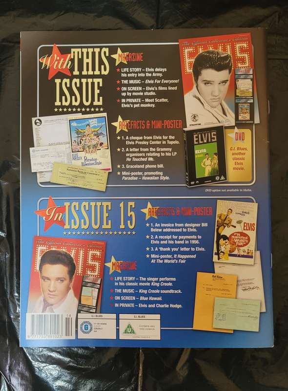 DEAGOSTINI THE OFFICIAL COLLECTOR'S EDITION ELVIS PRESLEY PART 14