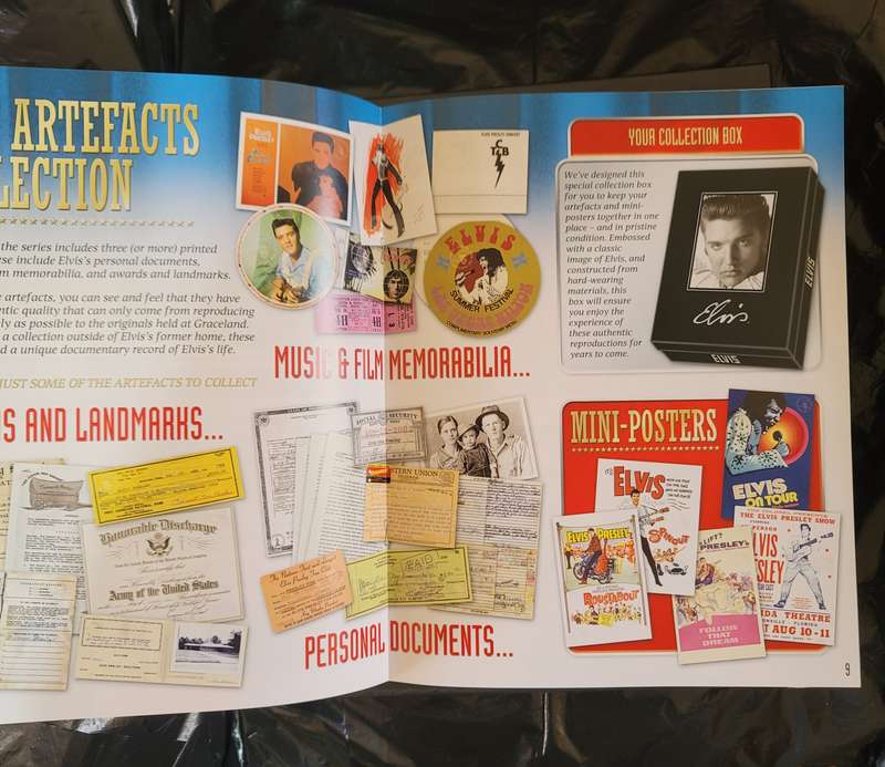 DEAGOSTINI THE OFFICIAL COLLECTOR'S EDITION ELVIS PRESLEY MAGAZINE COLLECTION BOX