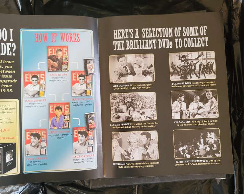 DEAGOSTINI THE OFFICIAL COLLECTOR'S EDITION ELVIS PRESLEY MAGAZINE COLLECTION BOX