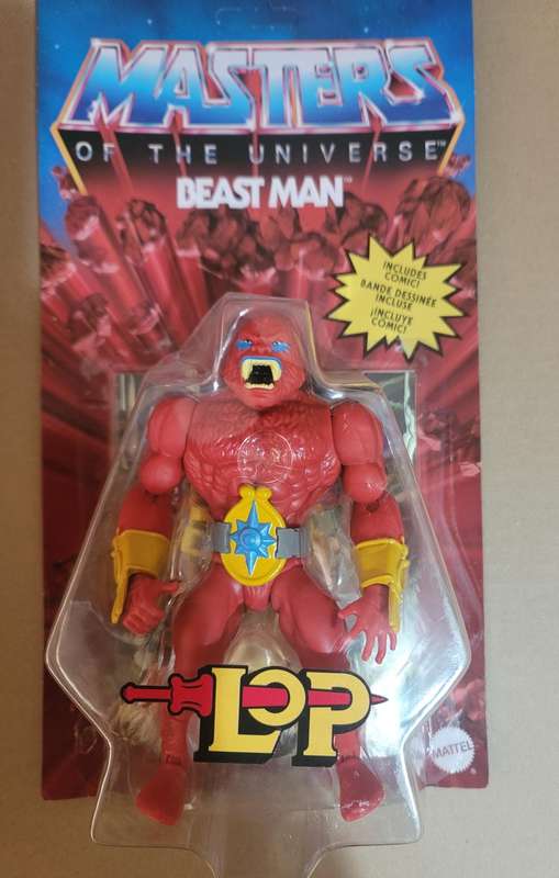 Masters Of The Universe (Motu) Origins BEAST MAN (LOP) Figure Moc