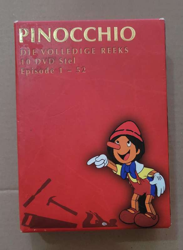 PINOCCHIO DIE VOLLEDIGE REEKS 10 DVD STEL EPISODE 1 - 52 PLEASE READ