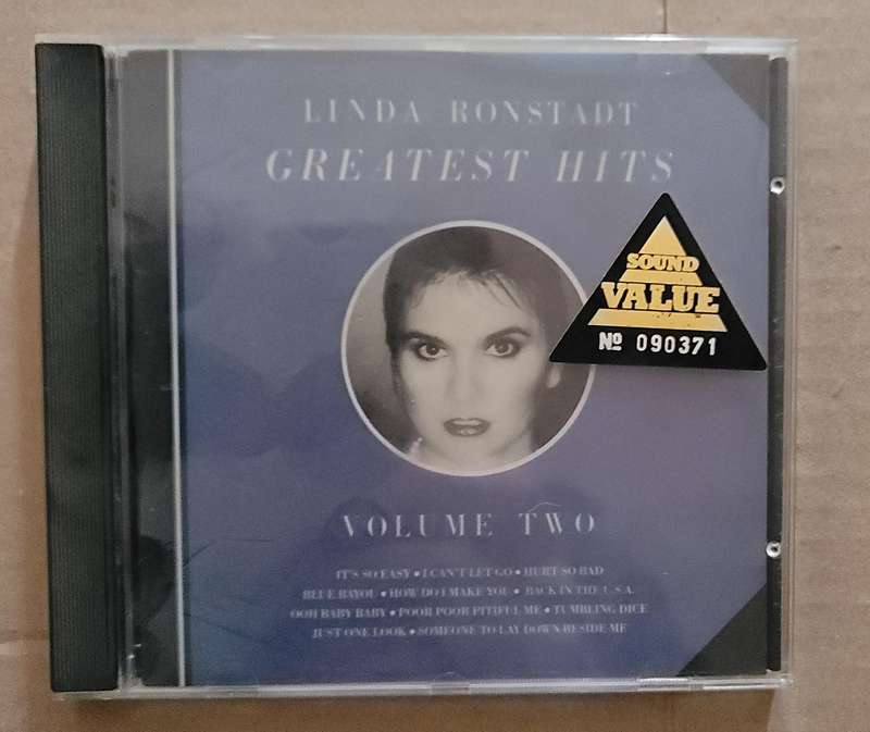 LINDA RONSTADT - GREATEST HITS VOLUME TWO