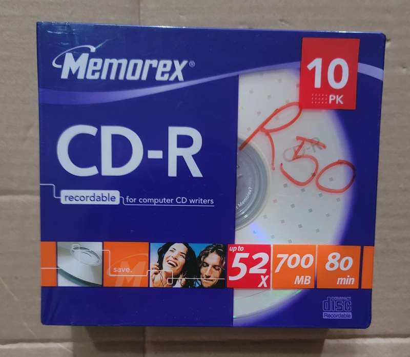 MEMOREX CD-R 10 PACK