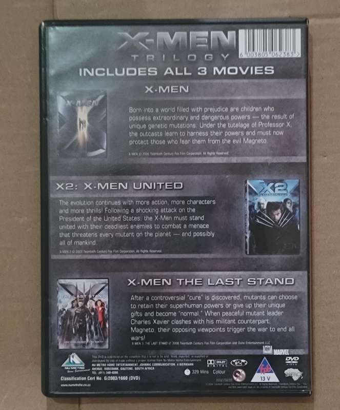X-Men Trilogy (3 Disc DVD)