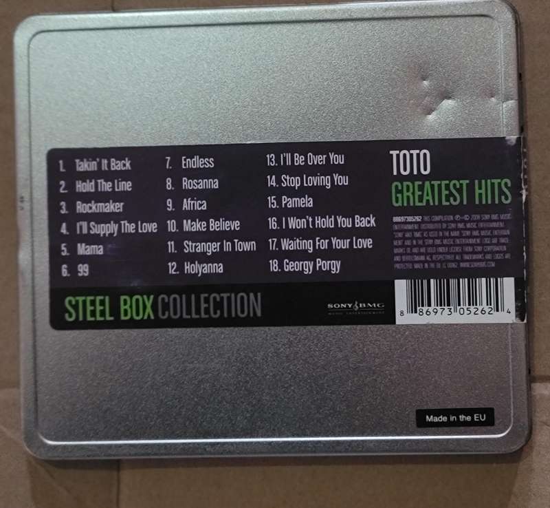 TOTO GREATEST HITS STEEL BOX COLLECTION