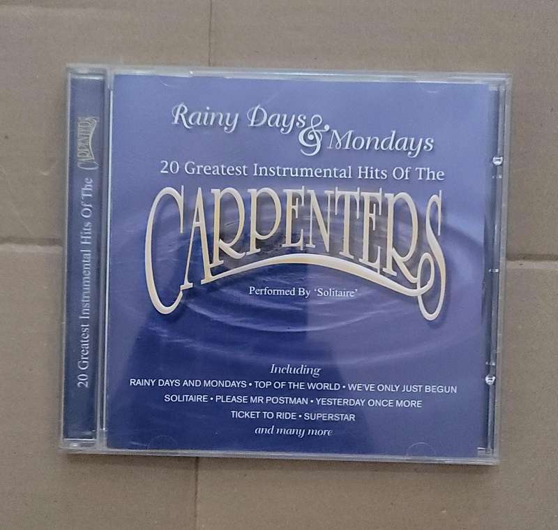 20 GREATEST INSTRUMENTAL HITS OF THR CARPENTERS