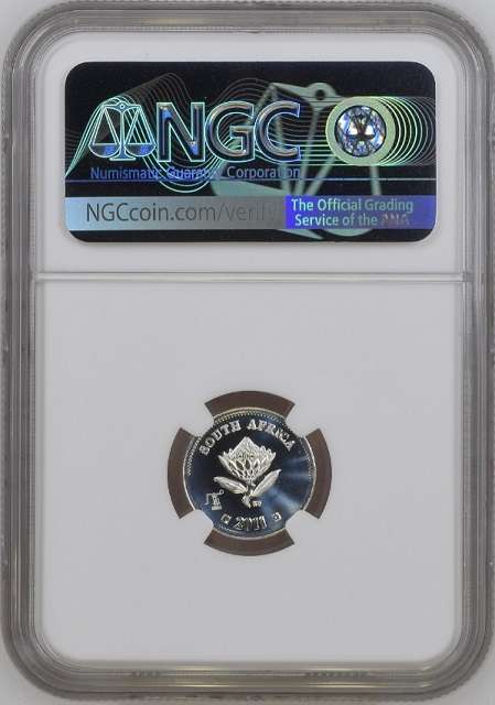 MS68 - 2011 Silver Proof 2½ c (Tickey) - Flypress - van der Stel