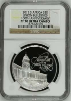 PF70 UC - 2013 Silver Proof R2 - Union Buildings 100 Year Anniversary