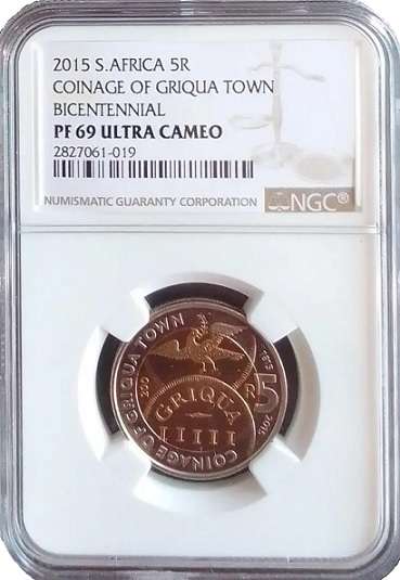PF69 UC - 2015 Coinage of Griqua Town Proof R5