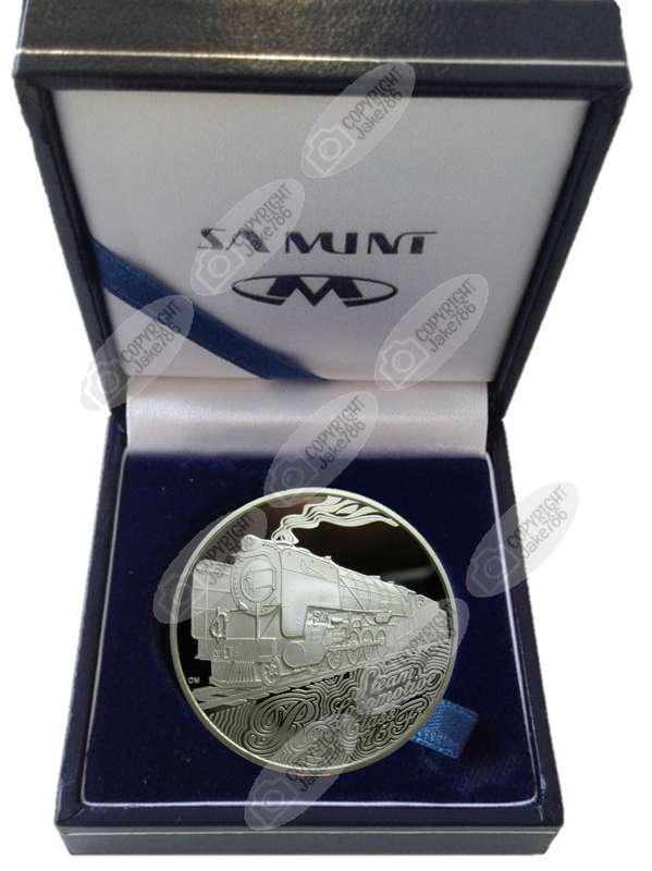 2015 Silver Proof R2 - Steam Train - Mintage Of Only 537
