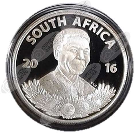 2016 Silver Proof R1 - Nelson Mandela - Life of a Legend Series