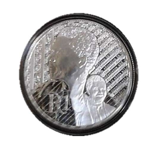 2018 Silver Proof R1 - Nelson Mandela - Life of a Legend Series