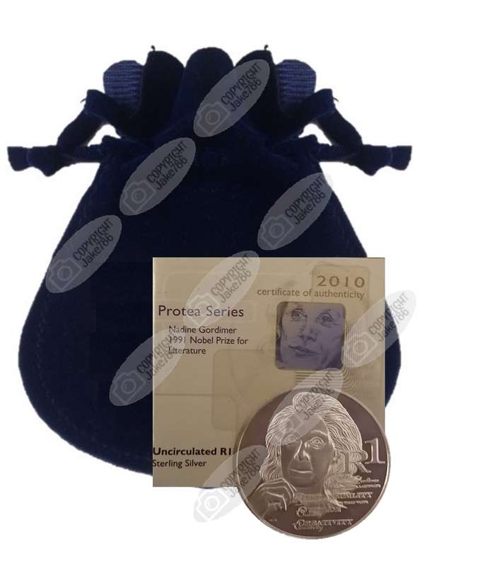 2010 Silver UNC R1 - Nadine Gordimer