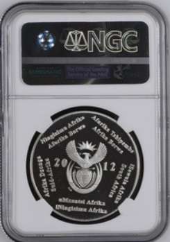 PF68 UC - 2012 Silver Proof R2 - South Pole Discovery with 90 Degree Privy Mark