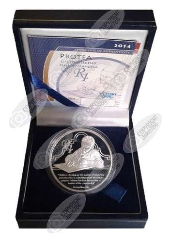 2014 Silver Proof R1 - Nelson Mandela - Life of a Legend Series