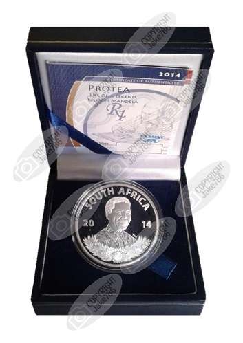 2014 Silver Proof R1 - Nelson Mandela - Life of a Legend Series