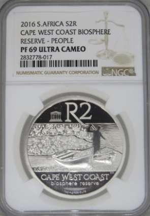 PF69 UC - 2016 Silver Proof R2 - Cape West Coast Biosphere Reserve - People