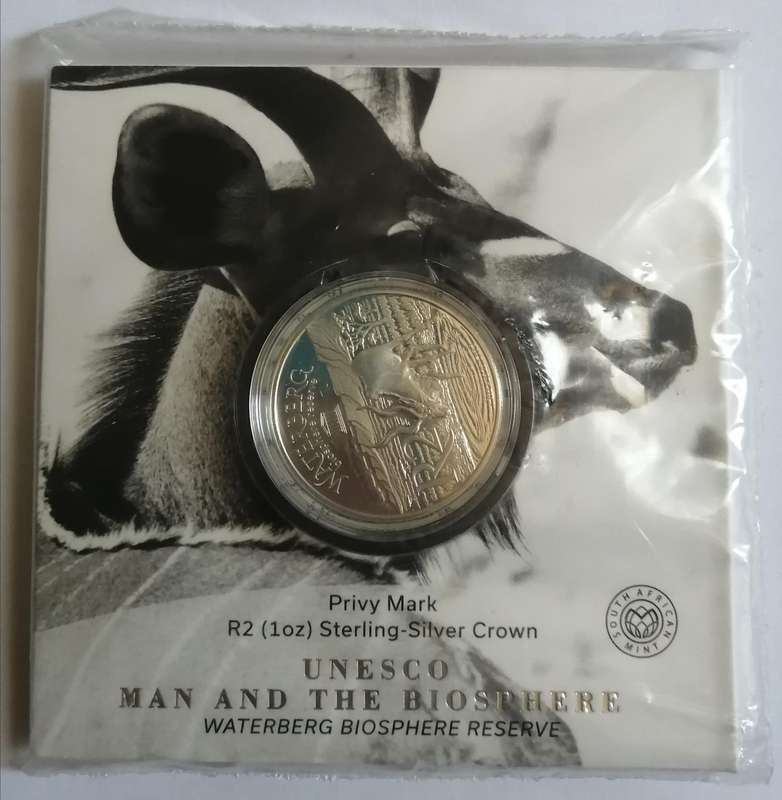 2018 Silver Proof R2 - Waterberg Biosphere - Kudu *** Brand New & Sealed