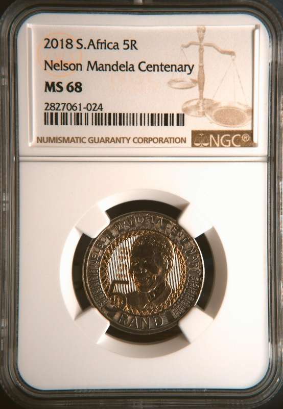 MS68 - 2018 Nelson Mandela Centenary R5