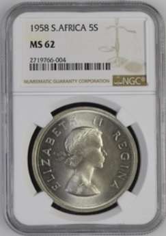 MS62 - 1958 5 Shillings