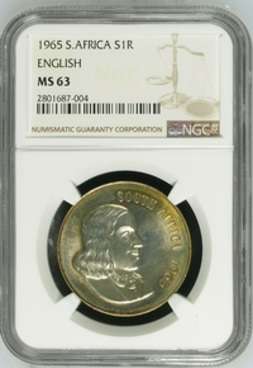 MS63 - 1965 Silver R1 English