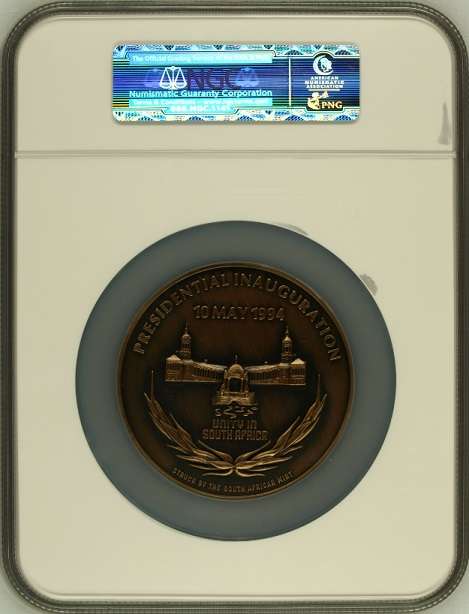 MS67 - 1994 Nelson Mandela FNB Bronze Medallion - Presidential Inauguration