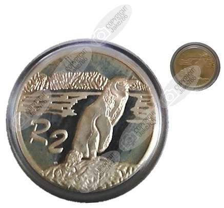1998 Silver Proof R2 and Silver Proof 2½ c (Tickey) - Penguin