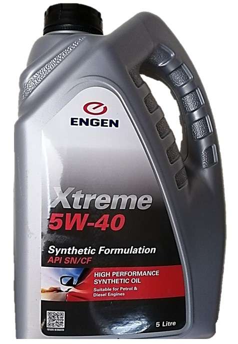 Egen Extreme 5W40 High Performance Motor Oil - 5 Litre