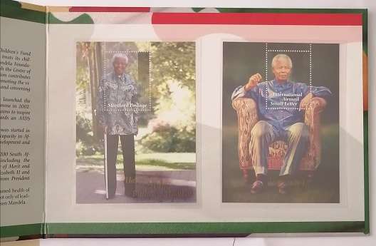 Nelson Mandela 90th Birthday Stamp Folder