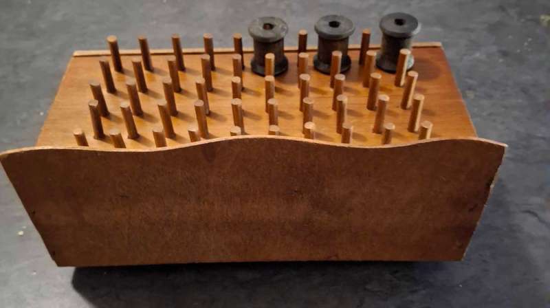 Vintage Bobbin Sewing Box