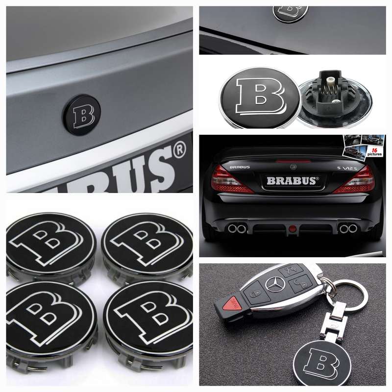 Mercedes Brabus emblem set