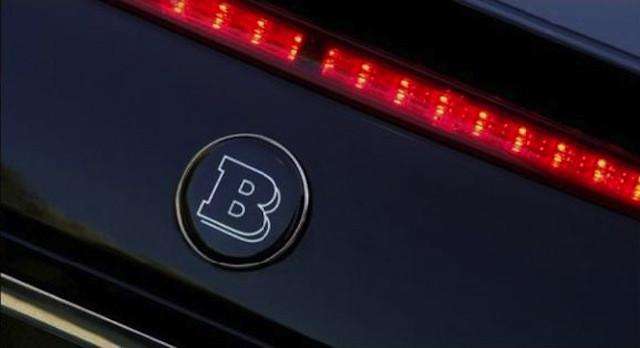 Mercedes Brabuse rear roung badge