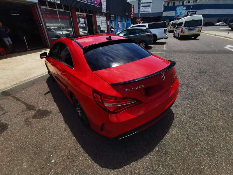 Mercedes CLA w117 rear spoiler