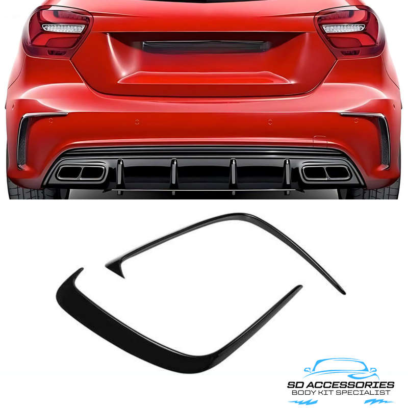 Mercedes A class w176 rear vent splitters