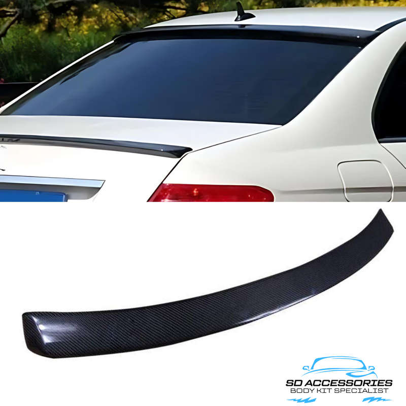 Mercedes W204 AMG style boot spoiler