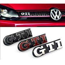 GTI grille badge