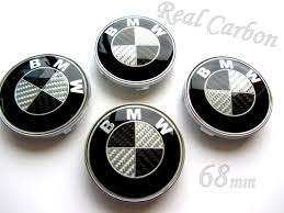 BMW carbon fiber center caps (68mm)