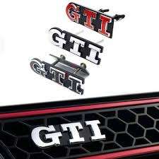 GTI grille badge