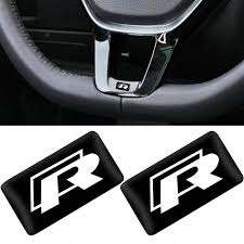 VW r line bubble stickers