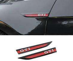 VW GTI fender badges